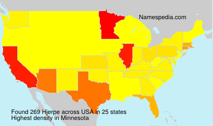 Surname Hjerpe in USA Surname Hjerpe in USA