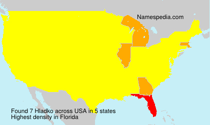 Surname Hladko in USA Surname Hladko in USA