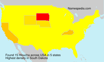 Surname Hloucha in USA Surname Hloucha in USA