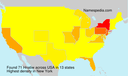 Surname Hnatiw in USA Surname Hnatiw in USA