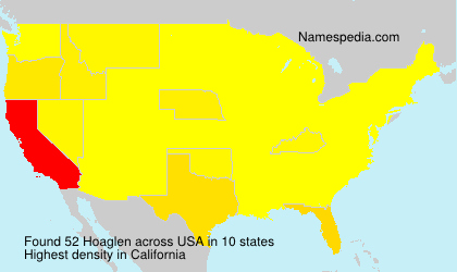 Surname Hoaglen in USA Surname Hoaglen in USA