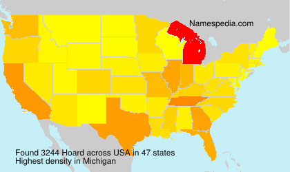 Surname Hoard in USA Surname Hoard in USA