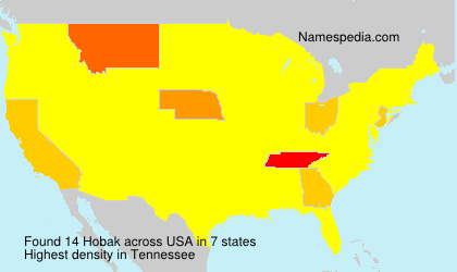 Surname Hobak in USA Surname Hobak in USA