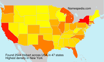 Surname Hobart in USA Surname Hobart in USA