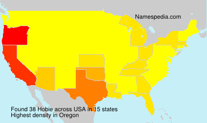 Surname Hobie in USA Surname Hobie in USA