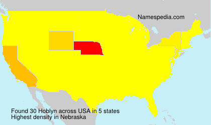 Surname Hoblyn in USA Surname Hoblyn in USA