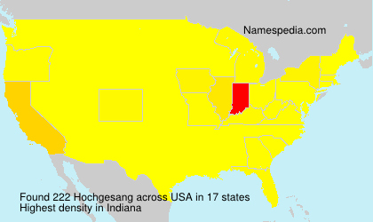 Surname Hochgesang in USA Surname Hochgesang in USA
