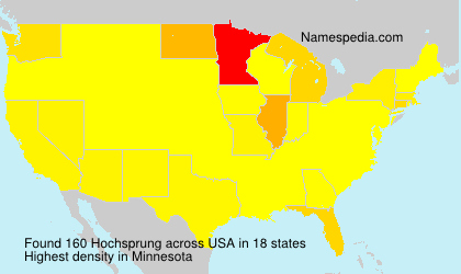 Surname Hochsprung in USA Surname Hochsprung in USA