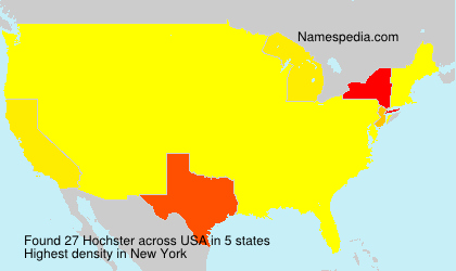 Surname Hochster in USA Surname Hochster in USA