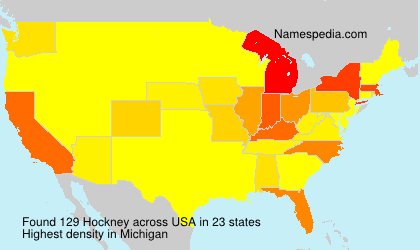 Surname Hockney in USA Surname Hockney in USA