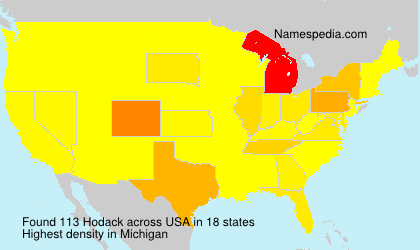 Surname Hodack in USA Surname Hodack in USA