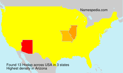 Surname Hodap in USA Surname Hodap in USA