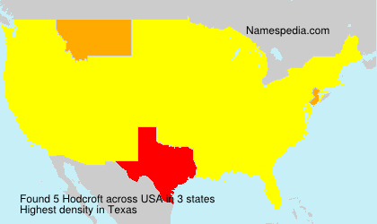 Surname Hodcroft in USA Surname Hodcroft in USA