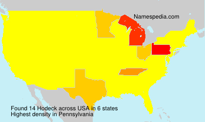 Surname Hodeck in USA Surname Hodeck in USA