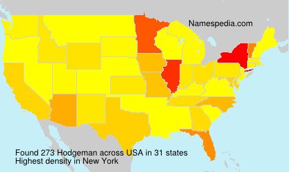 Surname Hodgeman in USA Surname Hodgeman in USA