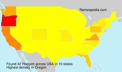 Surname Hodgert in USA Surname Hodgert in USA