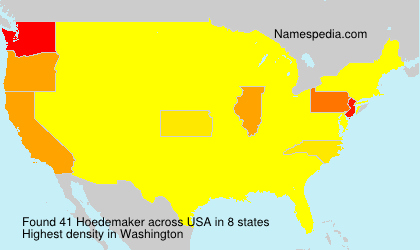 Surname Hoedemaker in USA Surname Hoedemaker in USA