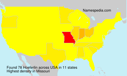 Surname Hoeferlin in USA Surname Hoeferlin in USA