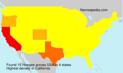 Surname Hoegee in USA Surname Hoegee in USA