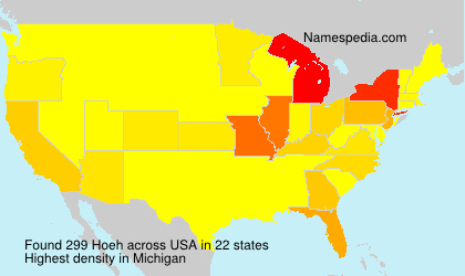 Surname Hoeh in USA Surname Hoeh in USA