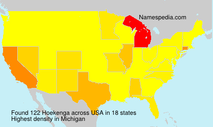 Surname Hoekenga in USA