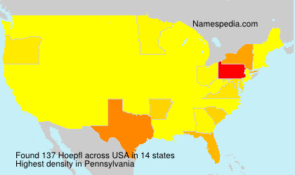 Surname Hoepfl in USA Surname Hoepfl in USA