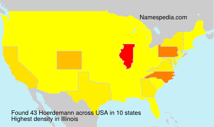 Surname Hoerdemann in USA Surname Hoerdemann in USA