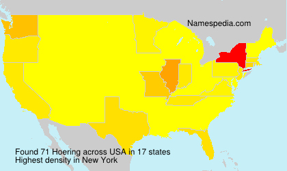 Surname Hoering in USA Surname Hoering in USA