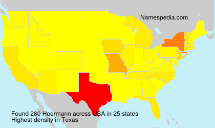 Surname Hoermann in USA Surname Hoermann in USA