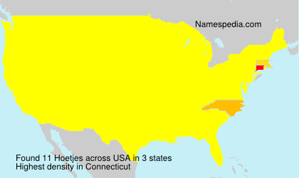 Surname Hoetjes in USA Surname Hoetjes in USA