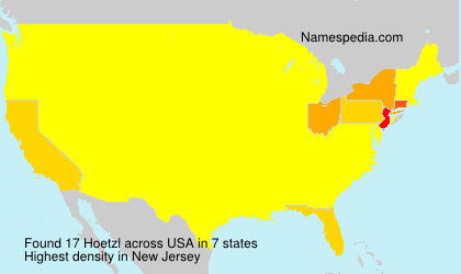 Surname Hoetzl in USA Surname Hoetzl in USA