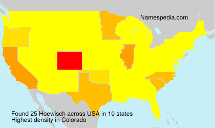 Surname Hoewisch in USA Surname Hoewisch in USA