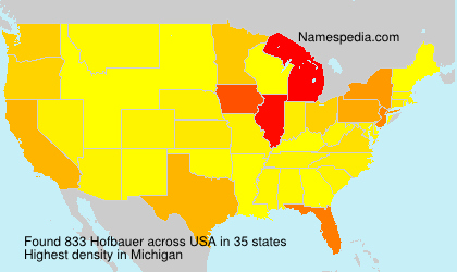 Surname Hofbauer in USA Surname Hofbauer in USA