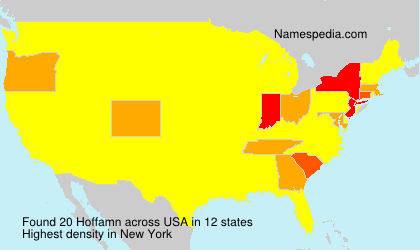 Surname Hoffamn in USA Surname Hoffamn in USA