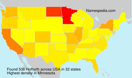Surname Hoffarth in USA Surname Hoffarth in USA