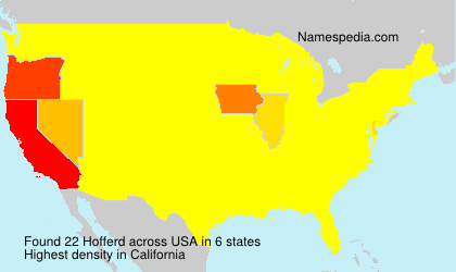 Surname Hofferd in USA Surname Hofferd in USA