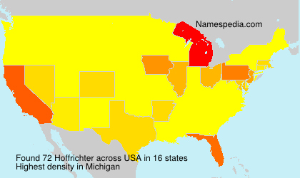 Surname Hoffrichter in USA
