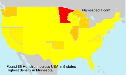 Surname Hoffstrom in USA Surname Hoffstrom in USA