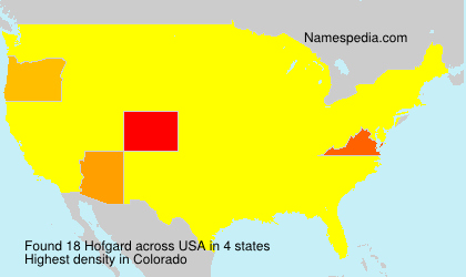 Surname Hofgard in USA Surname Hofgard in USA
