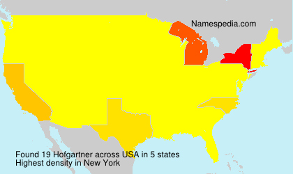Surname Hofgartner in USA Surname Hofgartner in USA