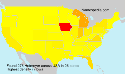 Surname Hofmeyer in USA Surname Hofmeyer in USA