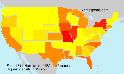 Surname Hoft in USA Surname Hoft in USA