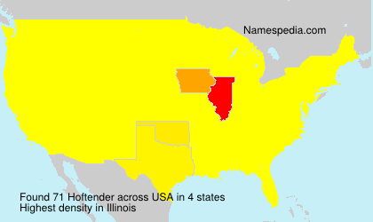 Surname Hoftender in USA Surname Hoftender in USA