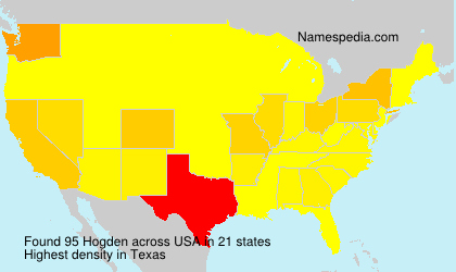 Surname Hogden in USA Surname Hogden in USA