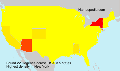 Surname Hogenes in USA Surname Hogenes in USA