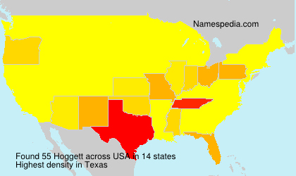 Surname Hoggett in USA Surname Hoggett in USA