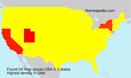 Surname Hogi in USA