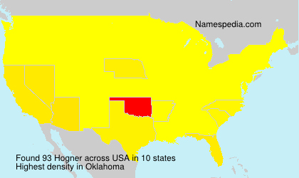 Surname Hogner in USA Surname Hogner in USA