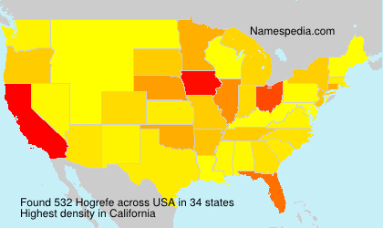 Surname Hogrefe in USA Surname Hogrefe in USA