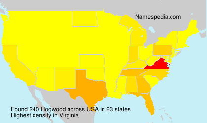 Surname Hogwood in USA Surname Hogwood in USA